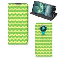 Nokia 3.4 | Hoesje met Magneet | Waves Green