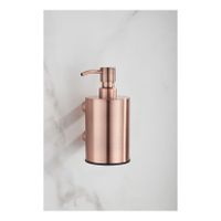 Zeepdispenser SaniClear Academy | Wandmontage | Messing | Rond | Koper geborsteld