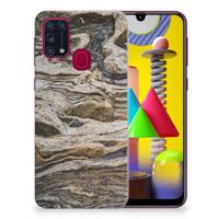 Samsung Galaxy M31 | TPU | Siliconen hoesje | Steen