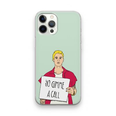 Gimme a call: iPhone 12 Pro Transparant Hoesje