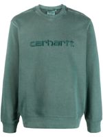 Carhartt WIP sweat en coton à logo brodé - Vert