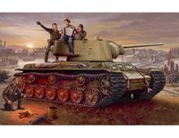 Trumpeter 1/35 Russia KV-1 model 1942 Lightweight Cast Tank - thumbnail