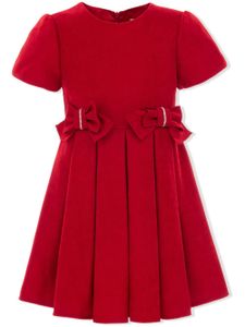 Tulleen robe Harleigh à design plissé - Rouge