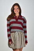 JOHNY trui Jean red gray