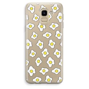 Spiegeleitjes: Samsung Galaxy J6 (2018) Transparant Hoesje