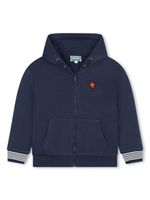 Kenzo Kids hoodie en coton à patch Boke Flower - Bleu - thumbnail