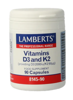 Lamberts Vitamine D3 En K2 Capsules