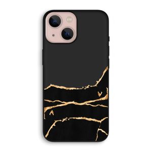 Gouden marmer: iPhone 13 mini Biologisch afbreekbaar hoesje