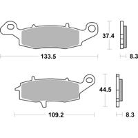 BREMBO Remblokken, voor de moto, Road/Sport Gesinterd Metaal 07KA18SR
