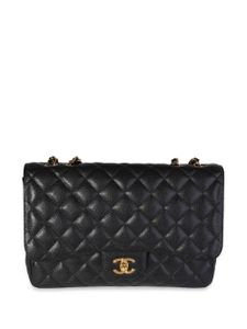 CHANEL Pre-Owned sac porté épaule Jumbo Classic Flap - Noir