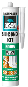 bison siliconenkit bouw transparant koker 300 ml