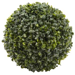 Buxus bol kunstplant - D26 cm - groen - kunststof   -