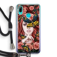 Lady Moth: Huawei P Smart (2019) Transparant Hoesje met koord Lady Moth: Huawei P Smart (2019) Transparant Hoesje met koord