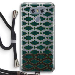 Moroccan tiles: LG G6 Transparant Hoesje met koord