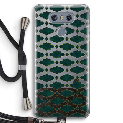 Moroccan tiles: LG G6 Transparant Hoesje met koord