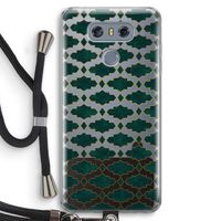 Moroccan tiles: LG G6 Transparant Hoesje met koord