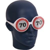 Verkeersborden bril 70 jaar - thumbnail