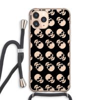 Musketon Skulls: iPhone 11 Pro Max Transparant Hoesje met koord