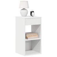 Nachtkastje met lade 35x34x66,5 cm wit