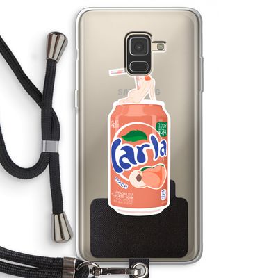 S(peach)less: Samsung Galaxy A8 (2018) Transparant Hoesje met koord