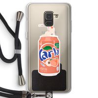 S(peach)less: Samsung Galaxy A8 (2018) Transparant Hoesje met koord