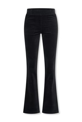 Helena Hart 7559 Broek Flair Velvet Flared Zwart