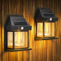 Buitenlamp op zonne energie SET VAN 2 STUKS IP65