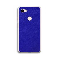 Majorelle Blue: Google Pixel 3 XL Transparant Hoesje