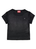 Diesel Kids t-shirt à logo embossé - Noir