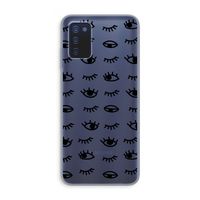 Eye pattern #2: Samsung Galaxy A03s Transparant Hoesje
