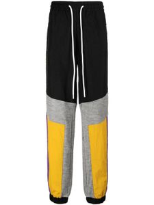 God's Masterful Children pantalon de jogging à design colour block - Noir