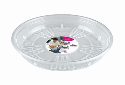 Elho Uni-schotel rond 25cm transparant - Elho