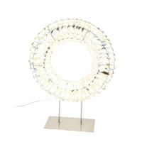 Verlichte Kerstkrans Staand Zilver 480 LED Gehlmann - Gehlmann Verlichte Kerstkrans Staand Zilver 480 LED Gehlmann - Gehlmann