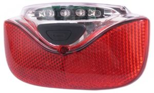 Gazelle achterlicht Innergy led e bike 115 mm rood