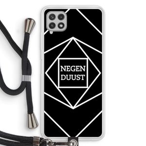 Negenduust geometrisch: Samsung Galaxy A22 4G Transparant Hoesje met koord