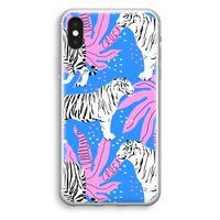 Tijger: iPhone XS Transparant Hoesje