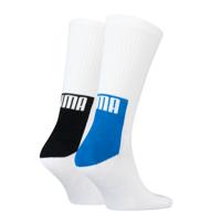 Puma Crew sokken Logo Block 2-pack Blue/White Combo-39/42 Puma Crew sokken Logo Block 2-pack Blue/White Combo-39/42
