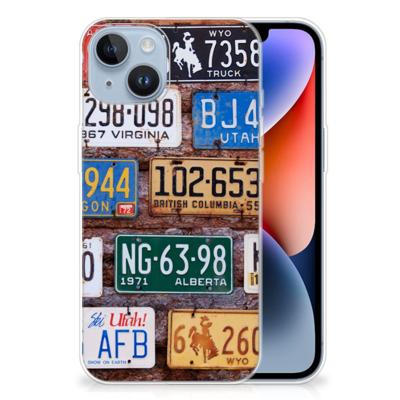 Apple iPhone 14 | Siliconen hoesje | met foto Kentekenplaten