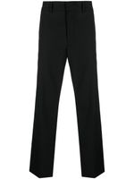 Patrizia Pepe straight-leg pressed-crease trousers - Noir