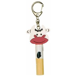 Houten kinder dierenfluitje koe/stier 7 cm