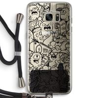 Vexx Black City : Samsung Galaxy S7 Edge Transparant Hoesje met koord