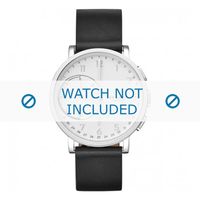 Horlogeband Skagen SKT1101 Leder Zwart 20mm - thumbnail