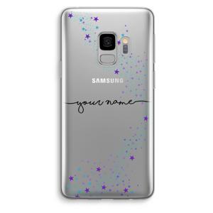 Sterren: Samsung Galaxy S9 Transparant Hoesje