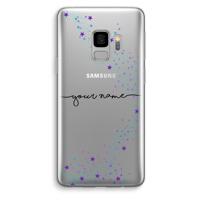 Sterren: Samsung Galaxy S9 Transparant Hoesje - thumbnail