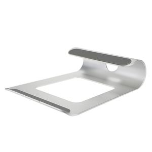 QUVIO Aluminium laptop standaard - Zilver - Klein