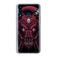 Hell Hound and Serpents: Samsung Galaxy A20s Transparant Hoesje - thumbnail