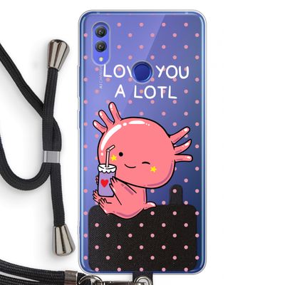 Love You A Lotl: Honor Note 10 Transparant Hoesje met koord