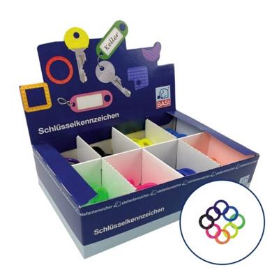 Basi 8520-9010 Sleutelclip 8-kleurig 200 stuk(s)
