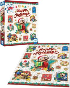 Super Mario - Happy Holidays Puzzle (1000pcs)