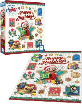 Super Mario - Happy Holidays Puzzle (1000pcs)